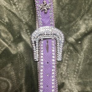 Vintage Y2K Belt Purple